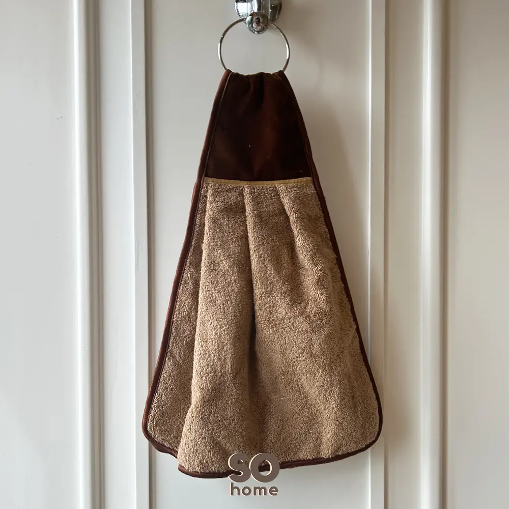 Lap Tangan Handuk Gantung Ring Besi Serbet Dapur Handuk Premium Tebal