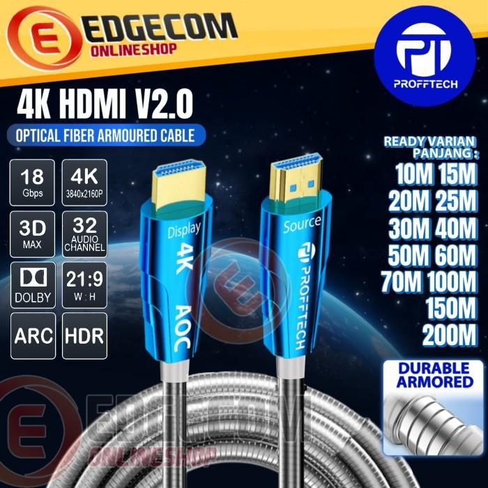 Jual KABEL HDMI 4K 2.0 FIBER OPTIC LAPIS BESI 10M 20M 30M 40M 50M 70M ...