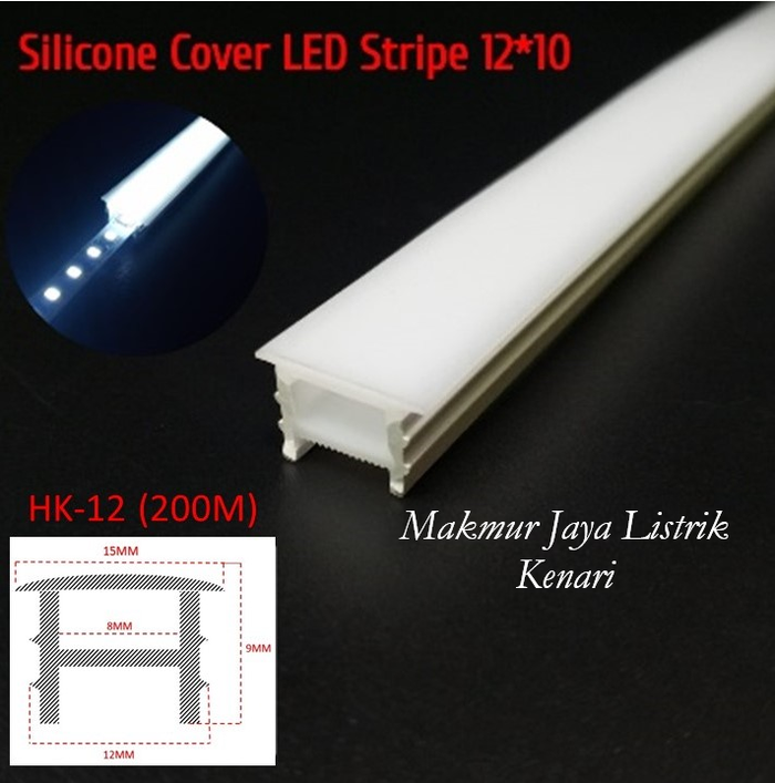 Promo Cover Led Strip FLEXIBLE 15x10 12x10 Cover Strip Led Silicon Susu ...