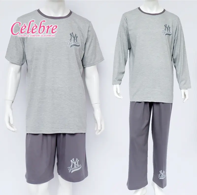 Piyama / Baju Tidur Pria Dewasa Cotton TC 2 Motif US NAVY - NY 2