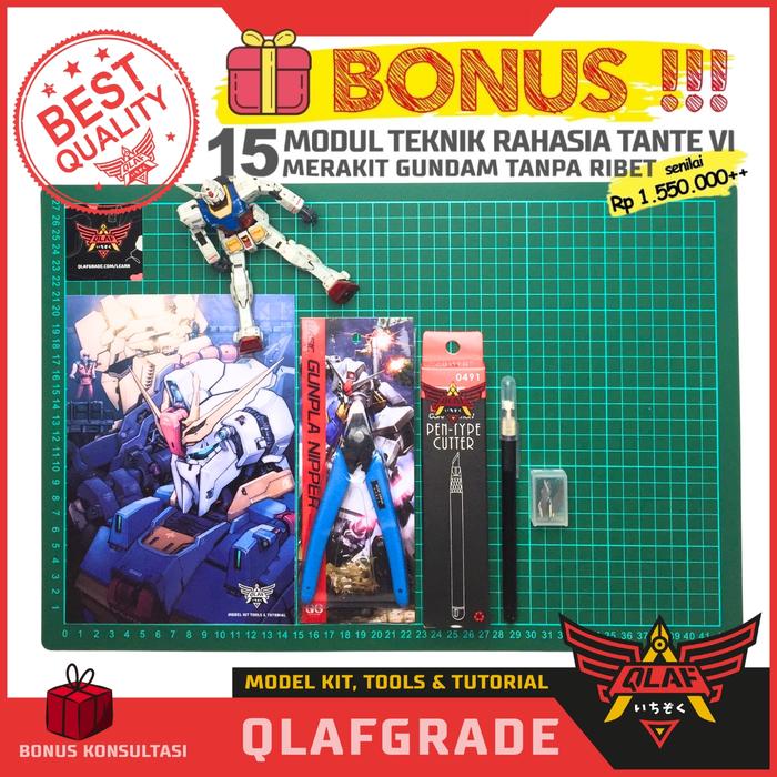 Gambar Alat Rakit Gunpla A3 Large Pemula TOOLKIT GUNDAM mini set dari Wahkhilaf Kota Surabaya Tokopedia