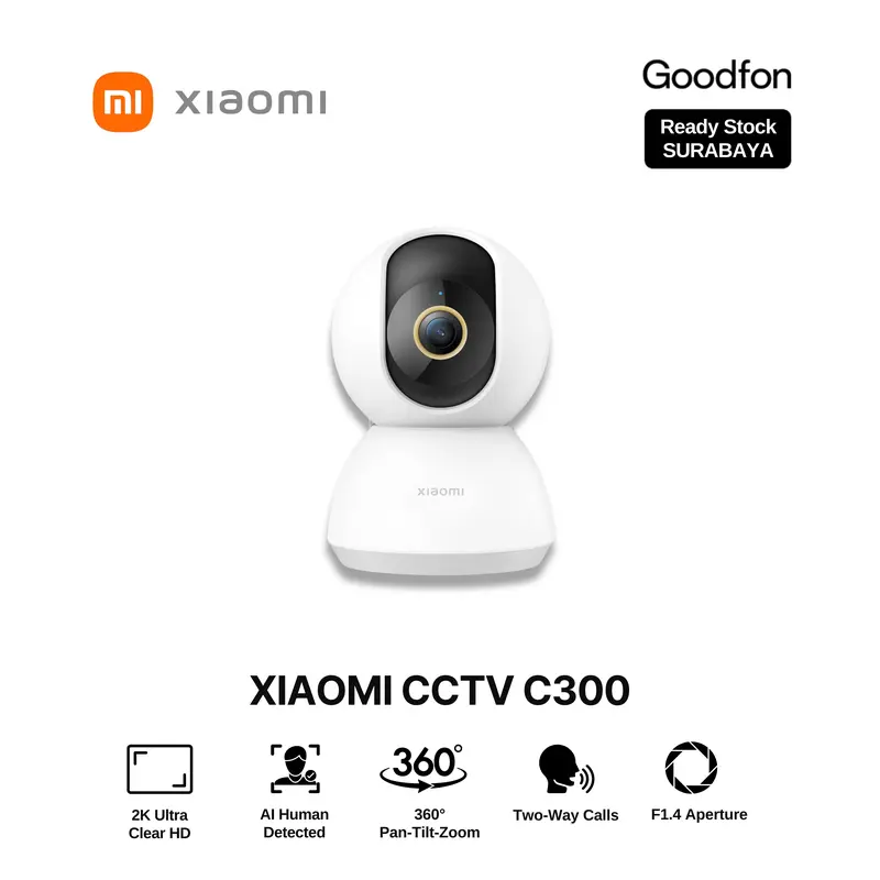 Xiaomi Smart Camera C300 2K UHD IP Camera CCTV Original 0