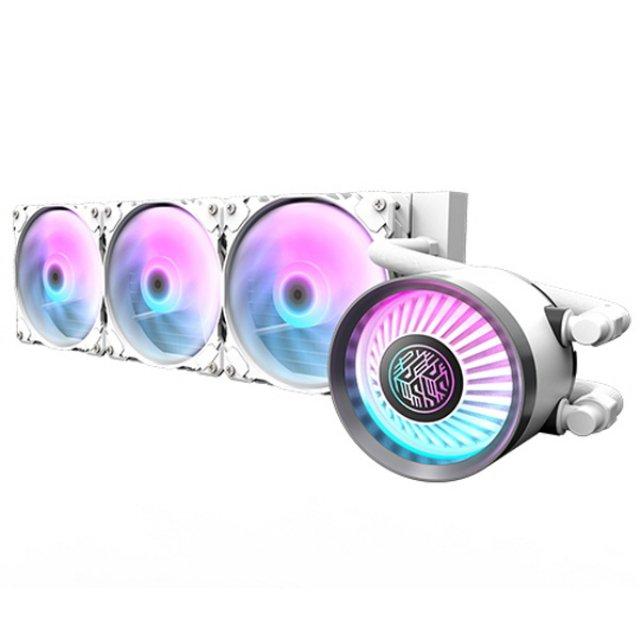 Gambar DarkFlash NEBULA DN360 / DN 360 ARGB 360mm AIO Liquid Cooler - WHITE dari Toko Expert Komputer Kota Administrasi Jakarta Pusat Tokopedia