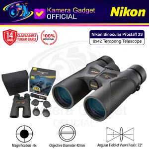 Nikon Telescope Binocular Prostaff 3S 8x42 Teropong