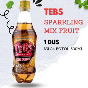 TEBS Sparkling With Mix Fruit 500ML 1 Dus Isi 24 Botol