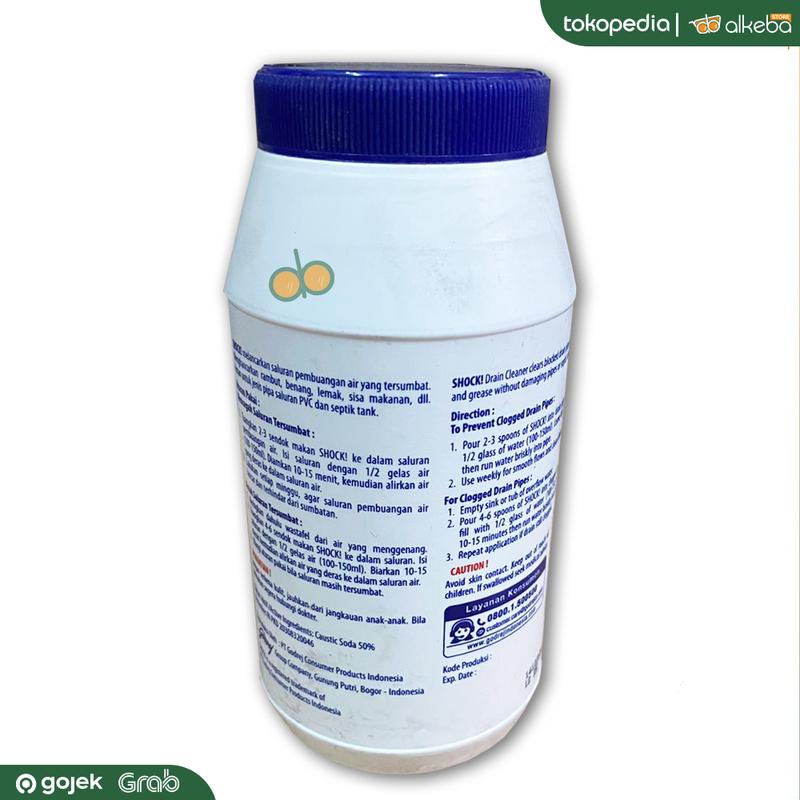 Shock Anti Sumbat Botol 375 gr drain opener bubuk mempet saluran pipa 1