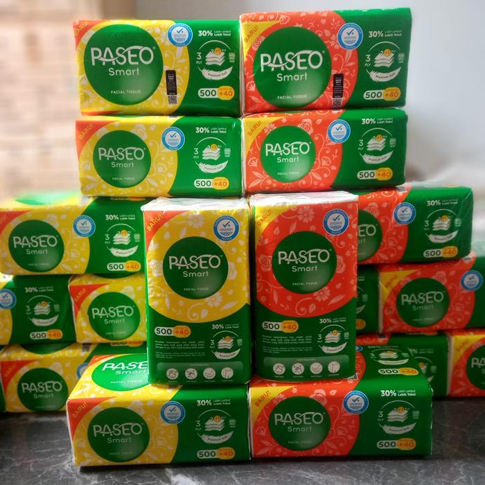 Gambar tisu paseo smart/tissue paseo bantal minimal 1dus isi 48pcs dari bubbledrinkplast Kota Administrasi Jakarta Barat Tokopedia