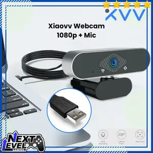 Xiaovv Webcam HD 1080p Streaming Zoom Youtube VC dll with Microphone