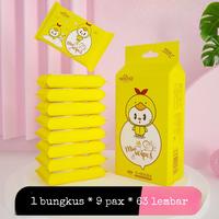 Gambar 1Pax 9 Pcs Portable Tissue Traveling /Tisu Basah Mini / Wet Tissue - TISU HIJAU dari nanabakehouse Kota Administrasi Jakarta Utara 4 Tokopedia