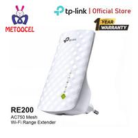 Gambar TP-Link RE200 AC750 Wi-Fi Range Extender Repeater Port Ethernet 10/100M dan Antena Internal 3 Buah untuk Sinyal Lebih Kuat dari Metoocel Official Kota Administrasi Jakarta Barat 1 Tokopedia