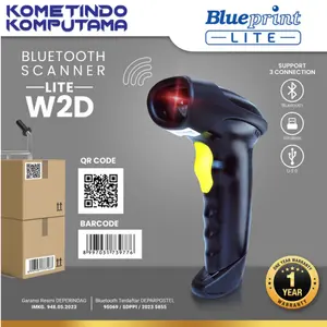 W2D BP-LITE BARCODE SCANNER BLUETOOTH + USB + WIRELESS 2D BLUEPRINT LITE GARANSI RESMI 100% ORIGINAL