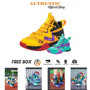 Sepatu Olahraga Basket Import Premium Anak High Top Anti Slip WADE24 Nyaman & Keren Gaya Casual Modern Comfortable Non-Slip Quality Bestseller
