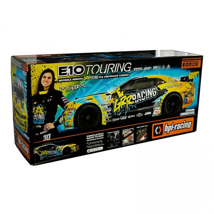 Jual RC CAR HPI RACING 1/10 E10 MICHELE ABBATE TA2 CAMARO RTR 4WD