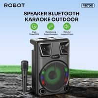 Gambar SPEAKER KARAOKE ROBOT RB700 RGB PORTABLE BLUETOOTH WITH MIC dari btgcom Kota Denpasar 2 Tokopedia