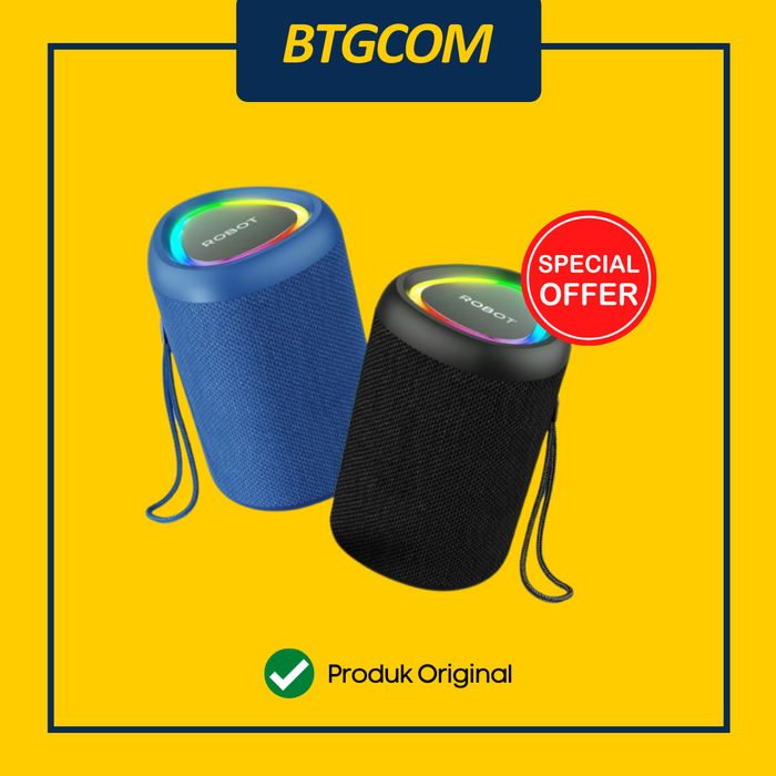 Gambar ROBOT RB120 PORTABLE SPEAKER BLUETOOTH 5.3 RGB WATERPROOF IPX4 dari btgcom Kota Denpasar Tokopedia