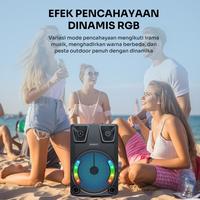 Gambar SPEAKER KARAOKE ROBOT RB700 RGB PORTABLE BLUETOOTH WITH MIC dari btgcom Kota Denpasar 4 Tokopedia