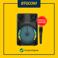 Gambar SPEAKER KARAOKE ROBOT RB700 RGB PORTABLE BLUETOOTH WITH MIC dari btgcom Kota Denpasar 1 Tokopedia