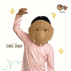 Topeng Owa Jawa - Mainan Kardus Rakit Sendiri (DIY) dan Bermain Peran