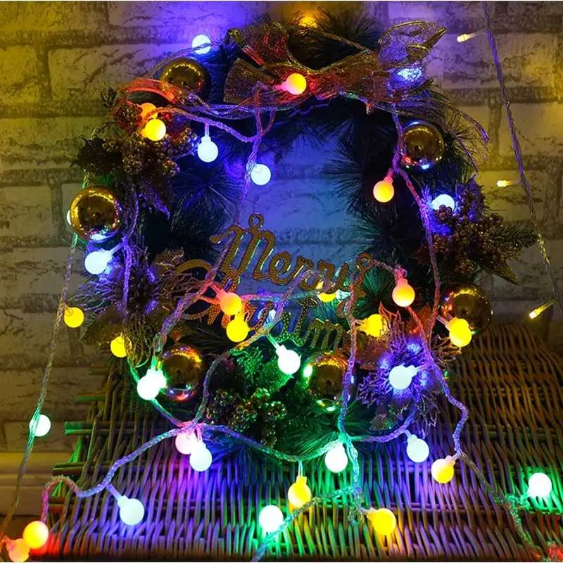 Lampu Hias String Lights Fairy Garland Waterproof 40 LED 5.8 m 0
