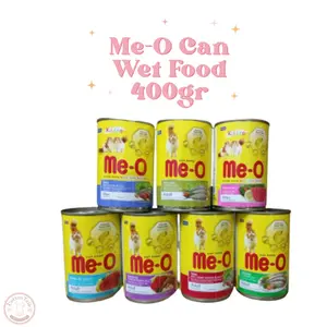 Me-O Kaleng 400gr Wet Cat Food - Meo Makanan Kucing Basah 400gr