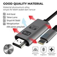 Gambar Kabel HDMI Type C 3.1 to HDMI Dongle MHL Mirroring Cable 8K 60Hz Anycast Dongle Miracast Mirascreen Ezcast Converter Smartphone Tablet HDCP 2.2  Kabel HDMI HP ke TV Monitor Proyektor PX MHA-8K60 dari PX Official Store Kota Administrasi Jakarta Utara 4 Tokopedia