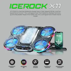 Coolingpad Thermoelectric Cooler RGB with Digital Display ICEROCK X11