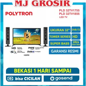 PROMO LED TV POLYTRON 32" 32TV / 32K70 / 32V 32 INCH USB MOVIE HD HDMI