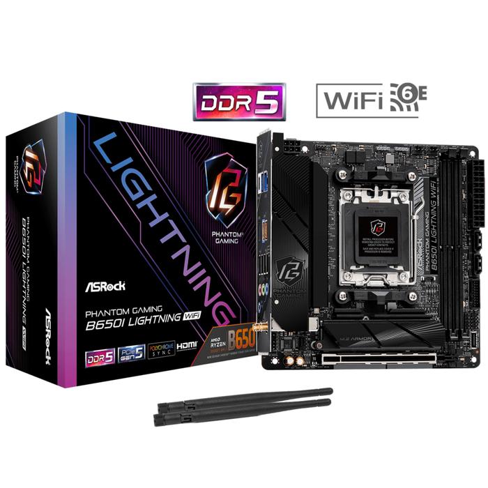Gambar ASROCK B650I LIGHTNING WIFI DDR5 AMD B650 AM5 MOTHERBOARD dari SOS SPORT ONLINE SHOP Kota Administrasi Jakarta Pusat Tokopedia