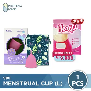 Vivi Menstrual Cup Size L - Pengganti Tampon dan Pembalut Wanita
