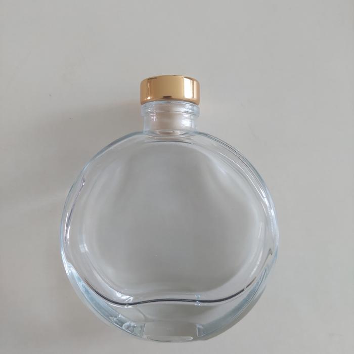 Gambar Botol Reed Diffuser Round Flat Clear - 80 mL - Silver dari Java Botol Kota Surabaya 5 Tokopedia