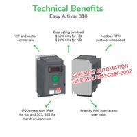 Gambar Inverter Schneider 2,2 KW 2,2KW 3HP 380V 3Phase ATV310HU22N4E Inv 3 HP dari SAHABAT AUTOMATION Kab. Gresik 2 Tokopedia