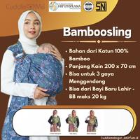 Gambar Bamboo Sling Ringsling cuddle me Gendongan Bayi Samping Cuddleme - BIRDS NAVI dari Kynkin Kab. Bogor 2 Tokopedia