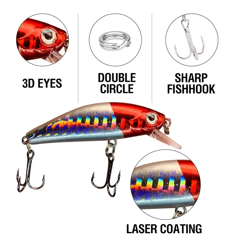 umpan minnow replika agile 5,5 cm 6,5 gr 1