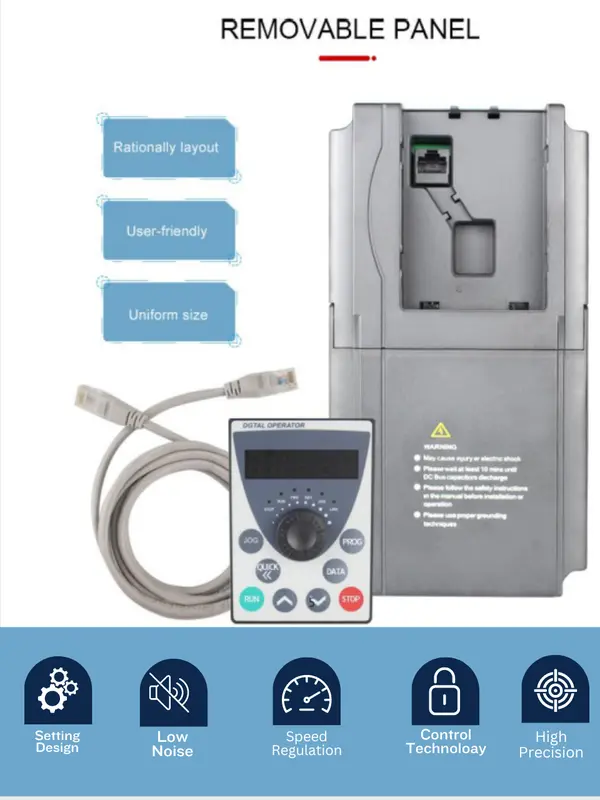 Inverter 0.5 KW 1 HP 220 V variable speed drive 3 p 220V Output 3