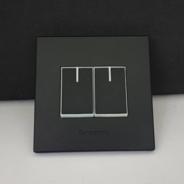Gambar Saklar Seri / Double / Ganda Style E Black WESJ5931 - PANASONIC dari Voltadigital12 Kota Yogyakarta Tokopedia