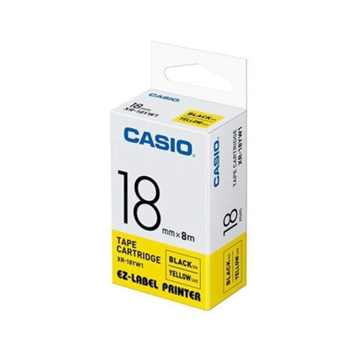 Gambar Casio Label XR-18YW1 18mm Hitam di Kuning Tape Label untuk Printer Label Mudah Ditemukan dan Teratur dari FJ COM Kota Administrasi Jakarta Pusat Tokopedia