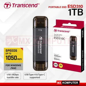 Transcend External SSD ESD310 1TB 512GB Portable SSD