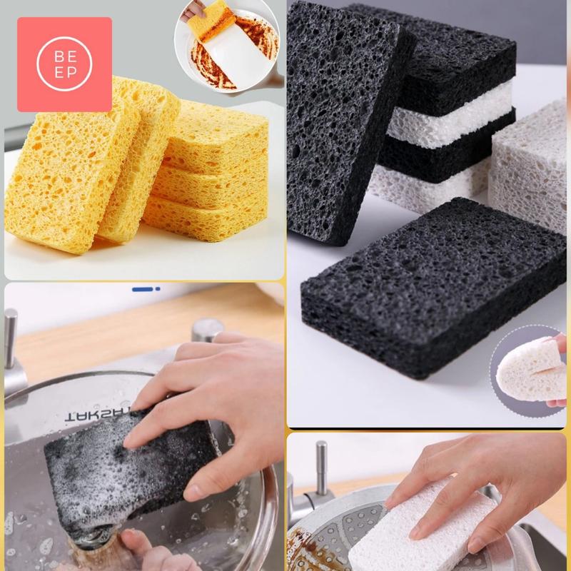 busa spon cuci piring cellulose selulos serat kayu sponge sikat - Shop ...