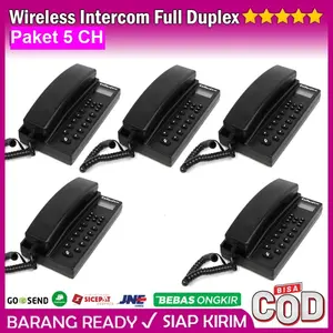 Full Duplex Wireless Intercom Gagang Speakerphone 5CH CALFORD WI-999