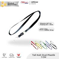 Gambar Tali Lanyard Tali ID Card Tali Oval ID Card Lanyard TOPLA 1 CM - Putih dari Topla Store Kota Tangerang 1 Tokopedia