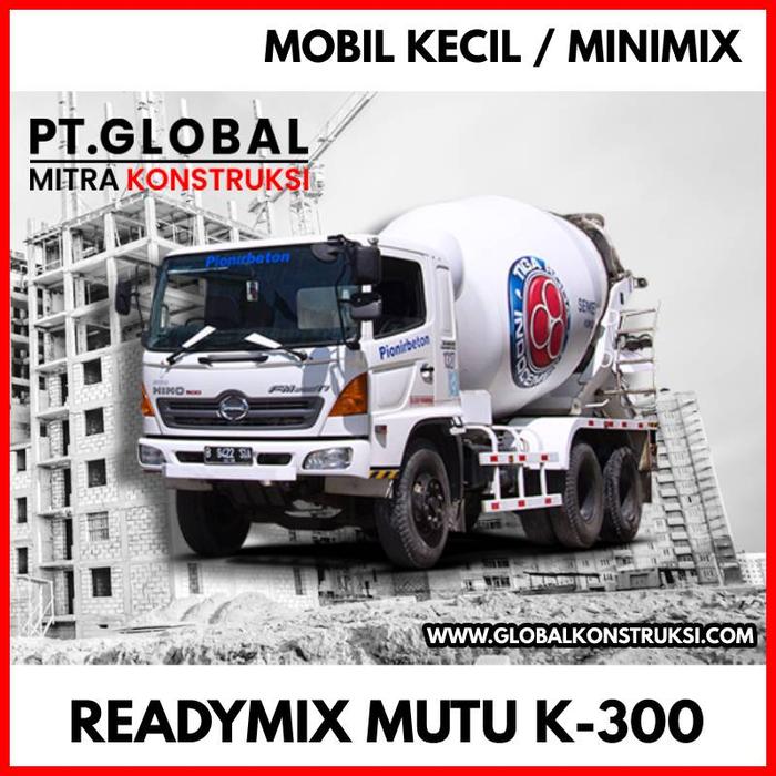 Gambar Beton Ready mix K 300 Minimix dari PT GLOBAL MITRA KONSTRUKSI Kota Bogor Tokopedia