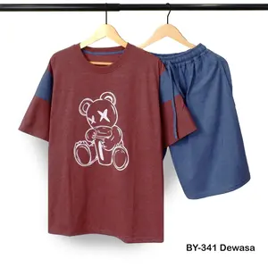Setelan Dewasa Laki-Laki Baju Tidur Dewasa Laki-Laki F-160 LD 115-120c