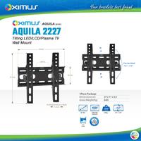 Gambar Bracket Monitor TV 14-42inch OXIMUS AQUILA 2227 Wall Mount Bracket dari Techno Computer Bali Kota Denpasar 4 Tokopedia