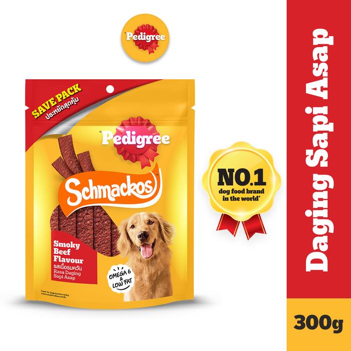 Gambar Pedigree Schmackos Makanan Anjing Rasa Daging Asap 300gr dari Pedigree Official Store Kota Tangerang Tokopedia