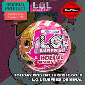 L.O.L / LOL Surprise Holiday Present Surprise Series 3 GOLD - Boneka