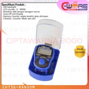 Tasbih LED Digital Mini Finger Counter Penghitung Digital Taly - MFN