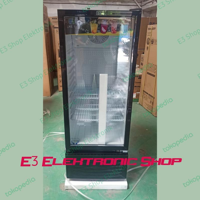 Display Cooler Showcase RSA Agate 200 Kulkas Kaca Pendingin Minuman ...
