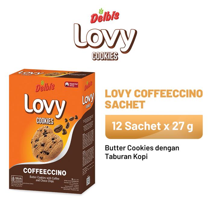 Gambar LOVY Cookies Coffeeccino Dus (12 Sachet x 27 gr) dari Kapal Api Store Kota Administrasi Jakarta Barat Tokopedia