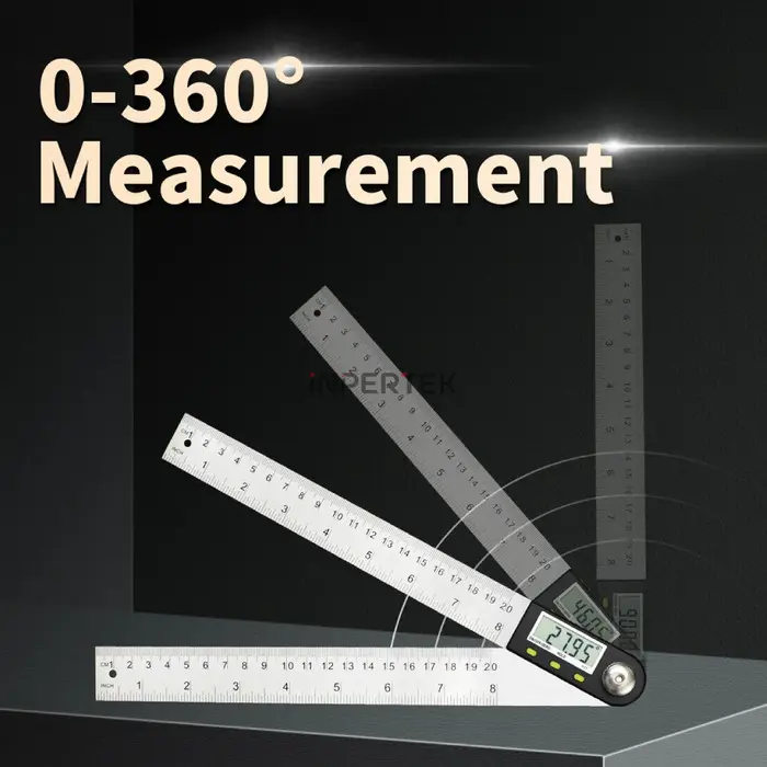Busur Derajat Digital 0-500 Penggaris Sudut Digital Protractor Ukur 4