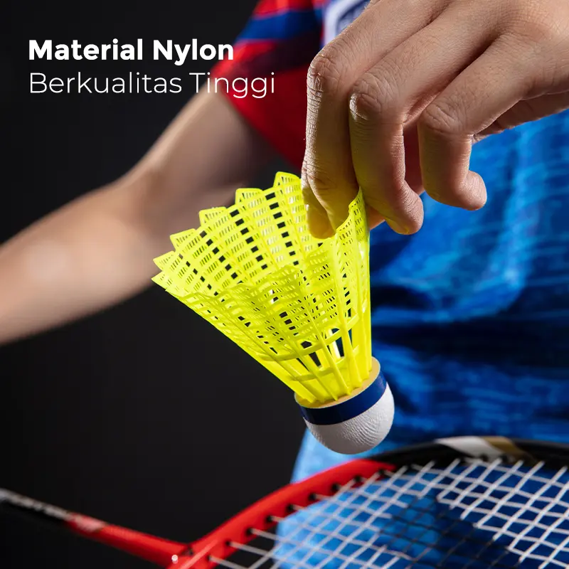 Agnite Kok Badminton / Kok Bulutangkis / Shuttlecock Nylon Isi 3 F2211 1